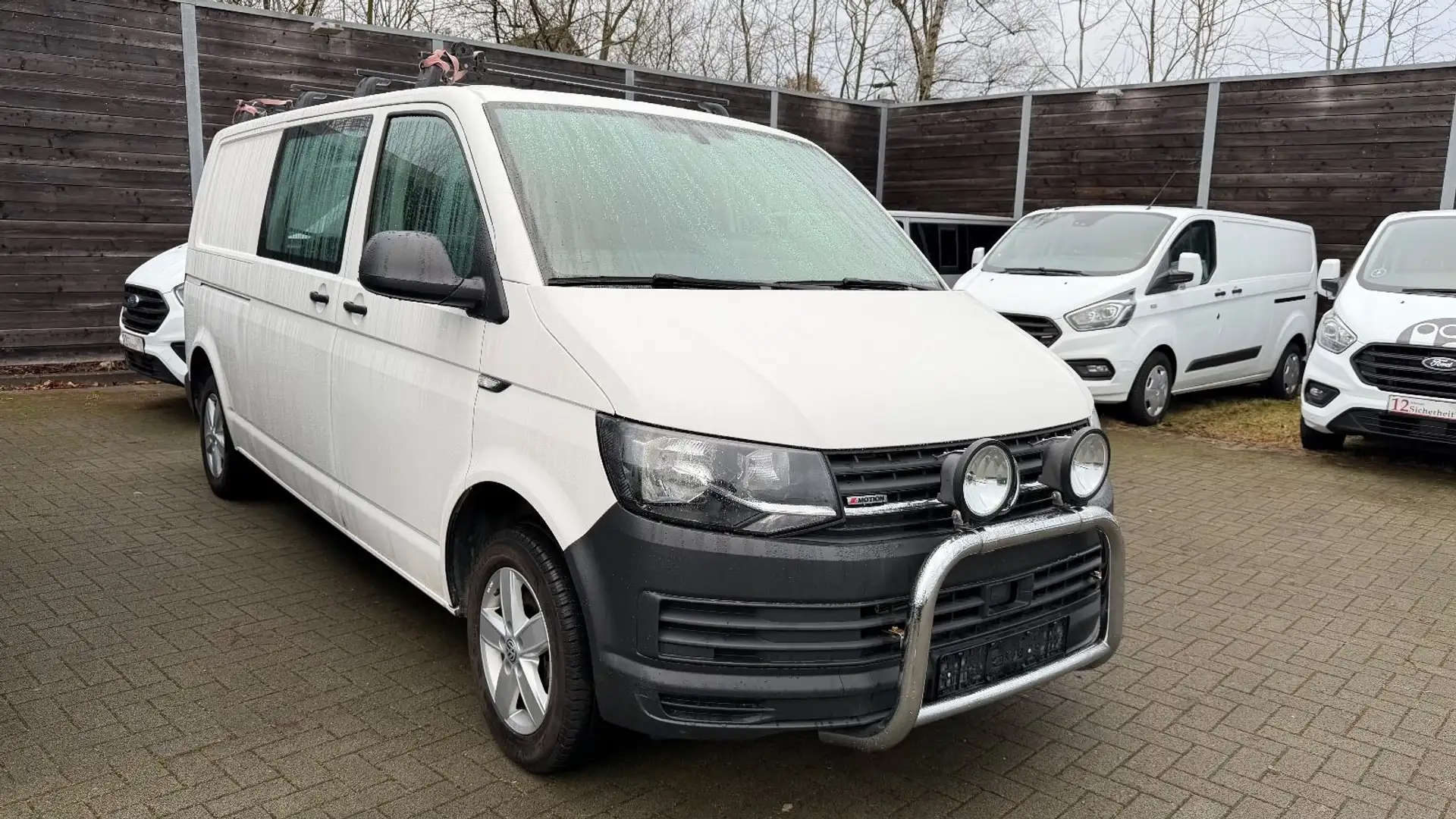 Volkswagen T6 Transporter T6 TRANSPORTER DSG 4MOTION LANG STANDHZ/KAMERA Blanc - 1