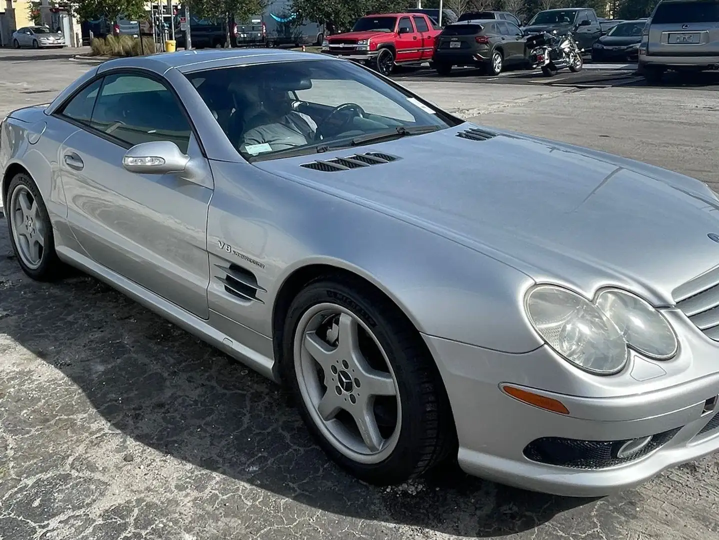 Mercedes-Benz SL 55 AMG SL 55 k AMG 500cv Argento - 1