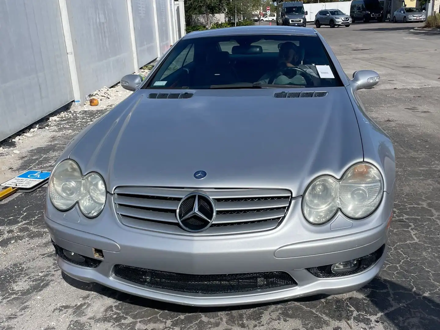 Mercedes-Benz SL 55 AMG SL 55 k AMG 500cv Argento - 2