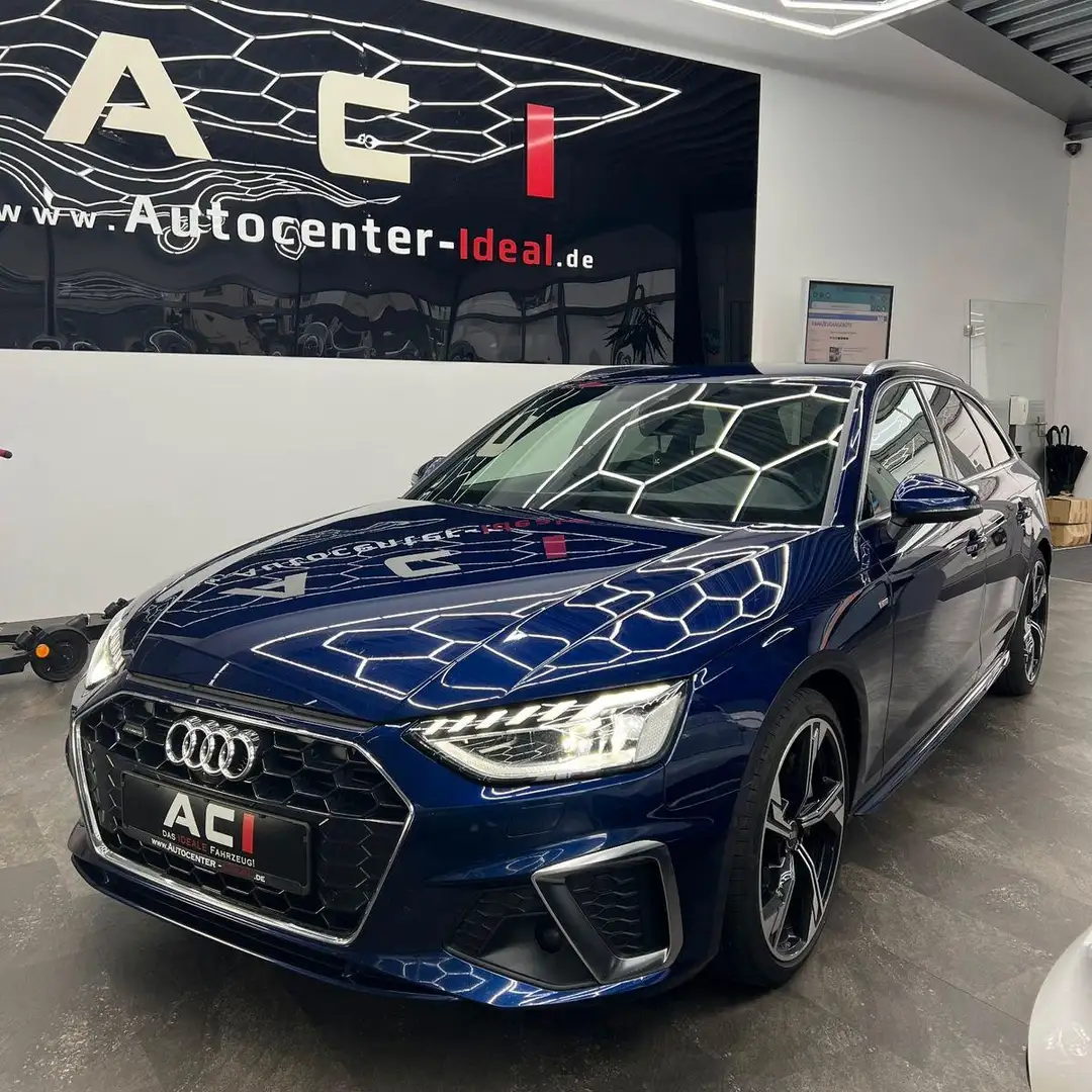 Audi A4 Avant45 TFSI quattro S line+,AHK,LED,Amb.360° Bleu - 2