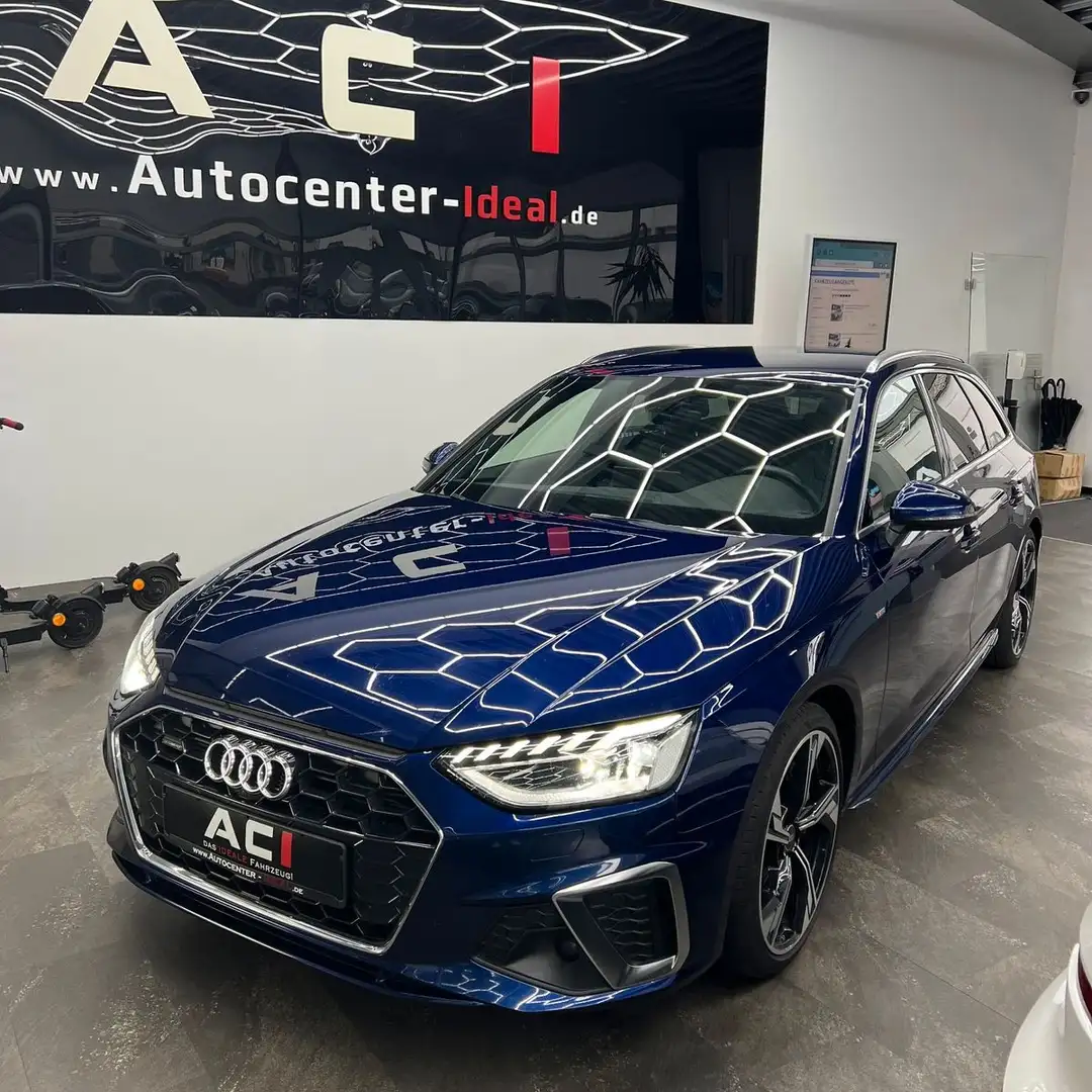 Audi A4 Avant 45 TFSI quattro S line+,AHK,LED,Ambient Bleu - 1
