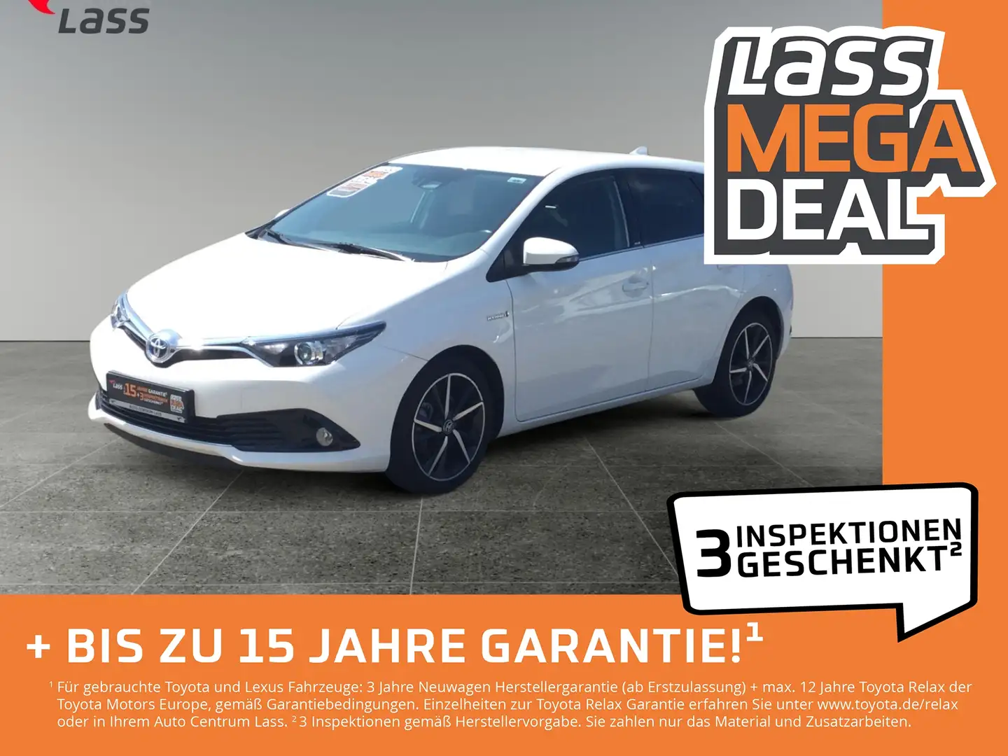 Toyota Auris 1.8 Edition-S+ FLA SpurH LM KeyLess Navi Weiß - 1