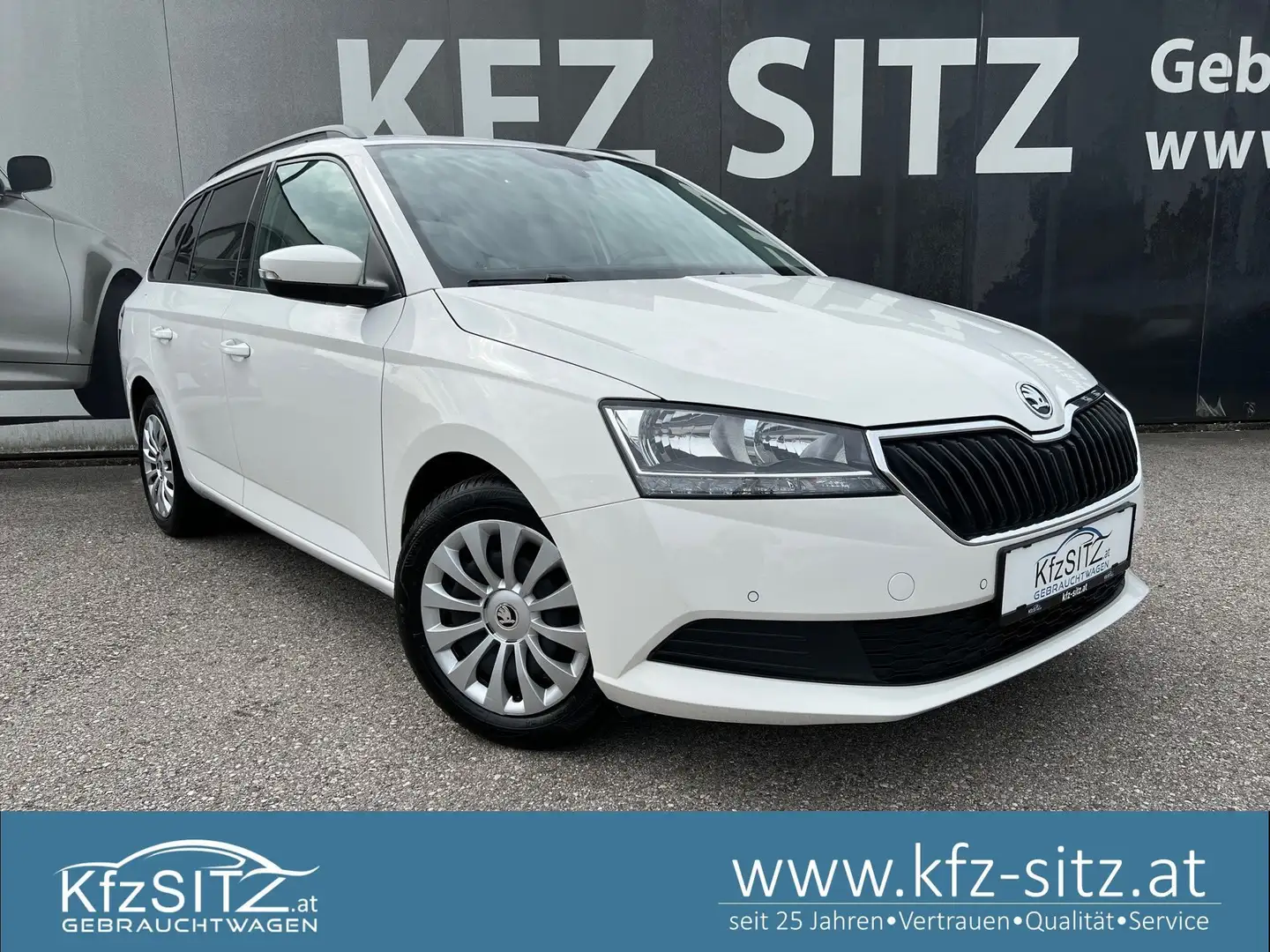 Skoda Fabia Combi Ambition 1,0 TSI | PDC Weiß - 1