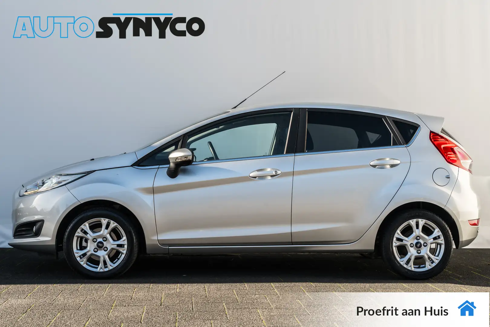 Ford Fiesta 1.0 EcoBoost Titanium | Stoelverwarming | Leder | Zilver - 2