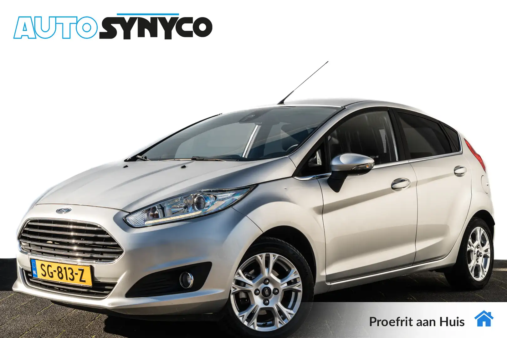 Ford Fiesta 1.0 EcoBoost Titanium | Stoelverwarming | Leder | Zilver - 1