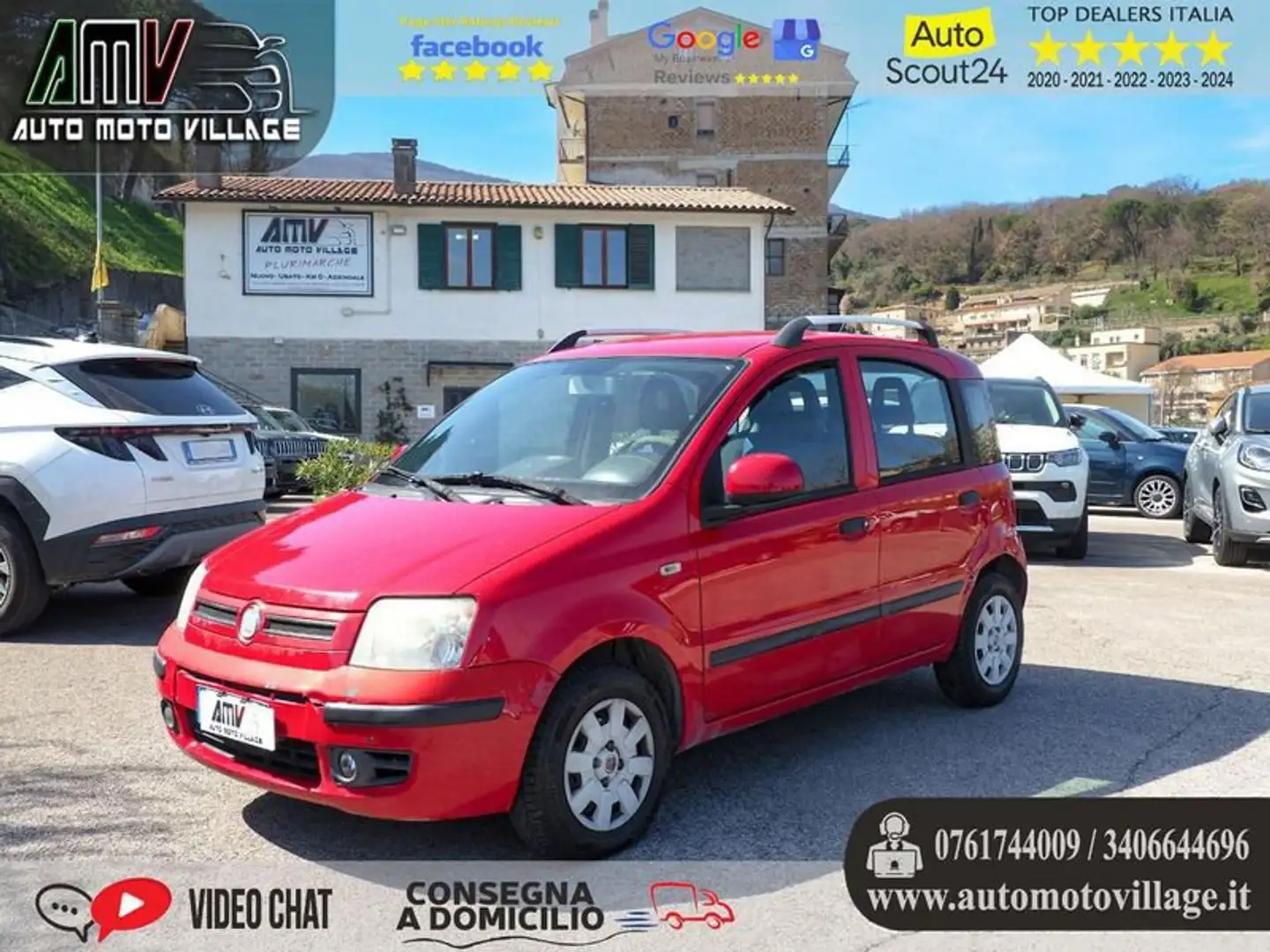 Fiat Panda 1.3 MJT 16V 69 Cv Rouge - 1