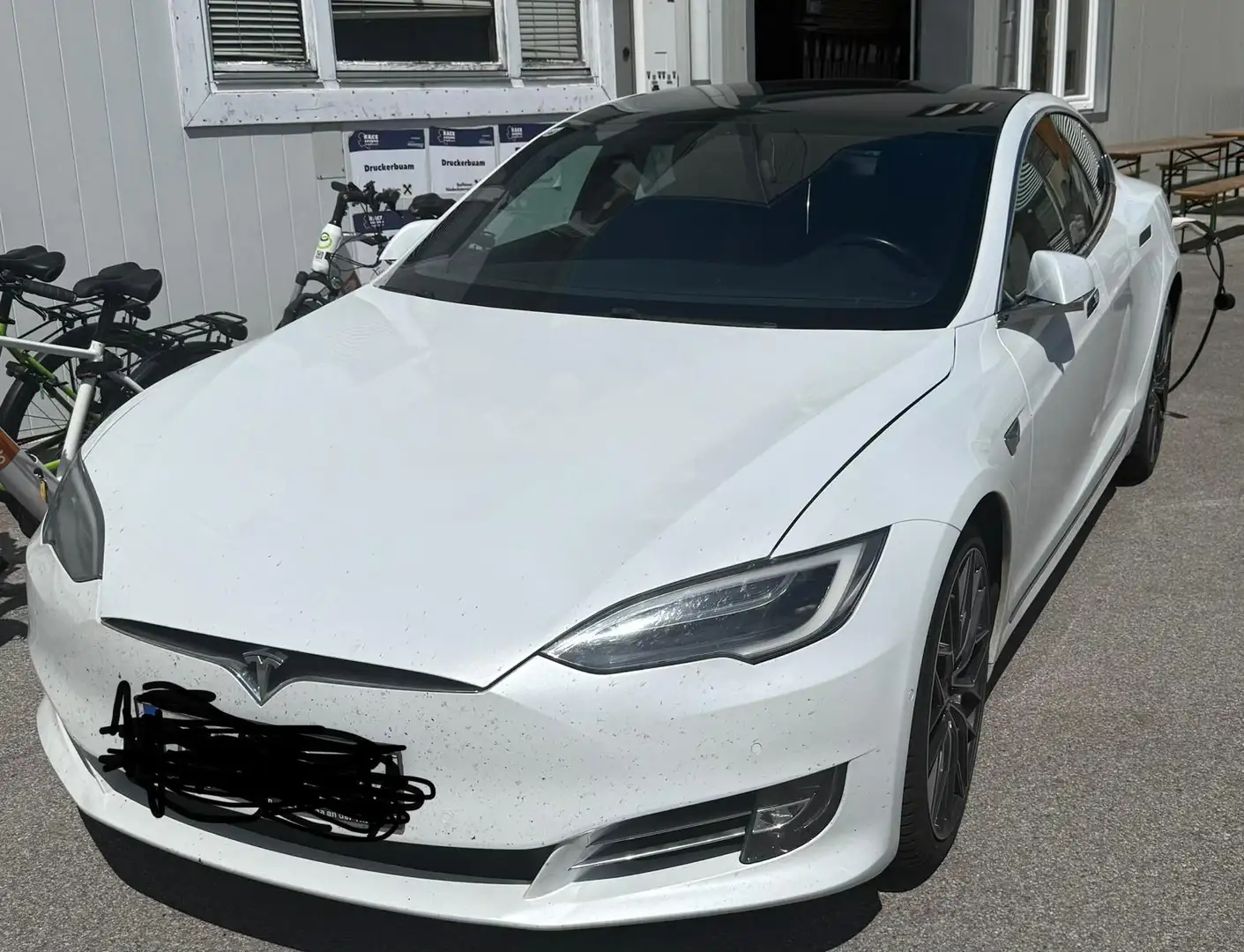 Tesla Model S Model S P90DLudicrous 90kWh (mit Batterie) Ludicrous Weiß - 1