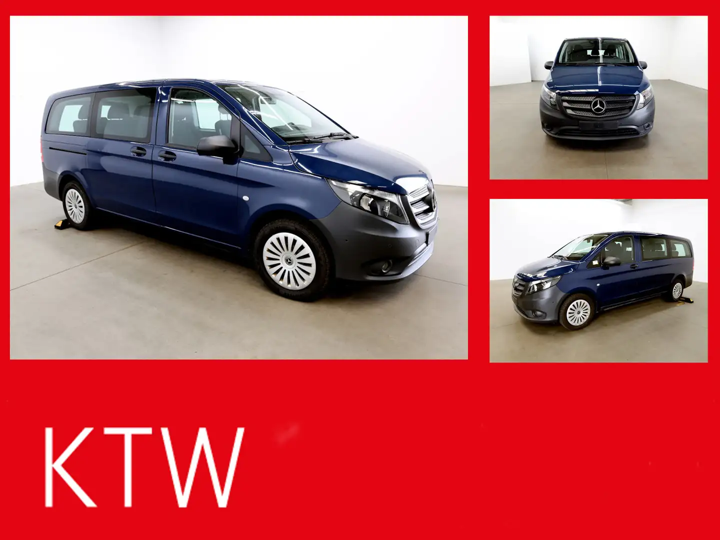 Mercedes-Benz Vito 114 TourerPro,lang,Automatik,8Sitze,Kamera Blau - 1