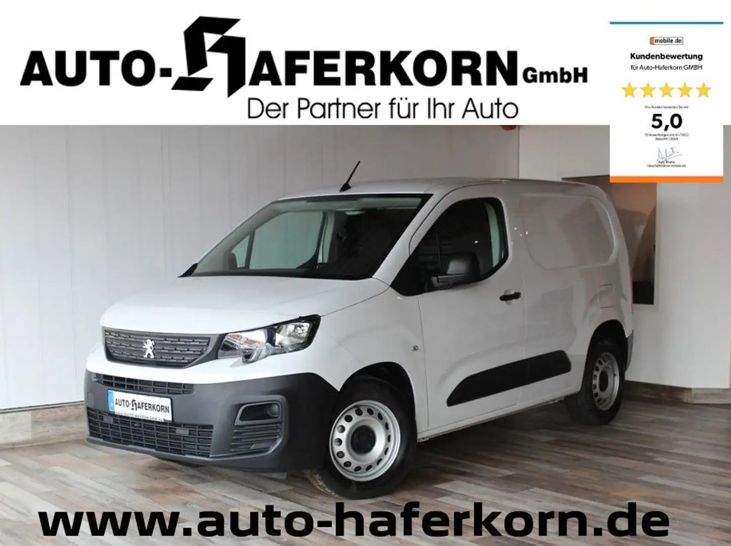 Peugeot Partner L1 Premium Elektro 136 EAT8*DAB*KLIMA Blanco - 1