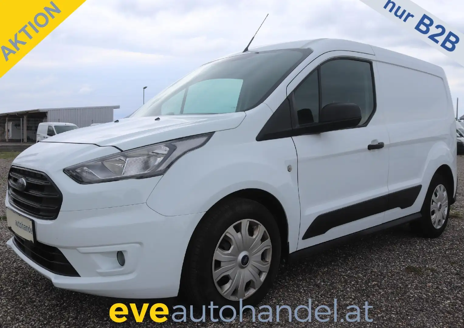 Ford Transit Connect Kasten /€ 9.990,- netto/ 3x Sitze TEMP Parksen Weiß - 1