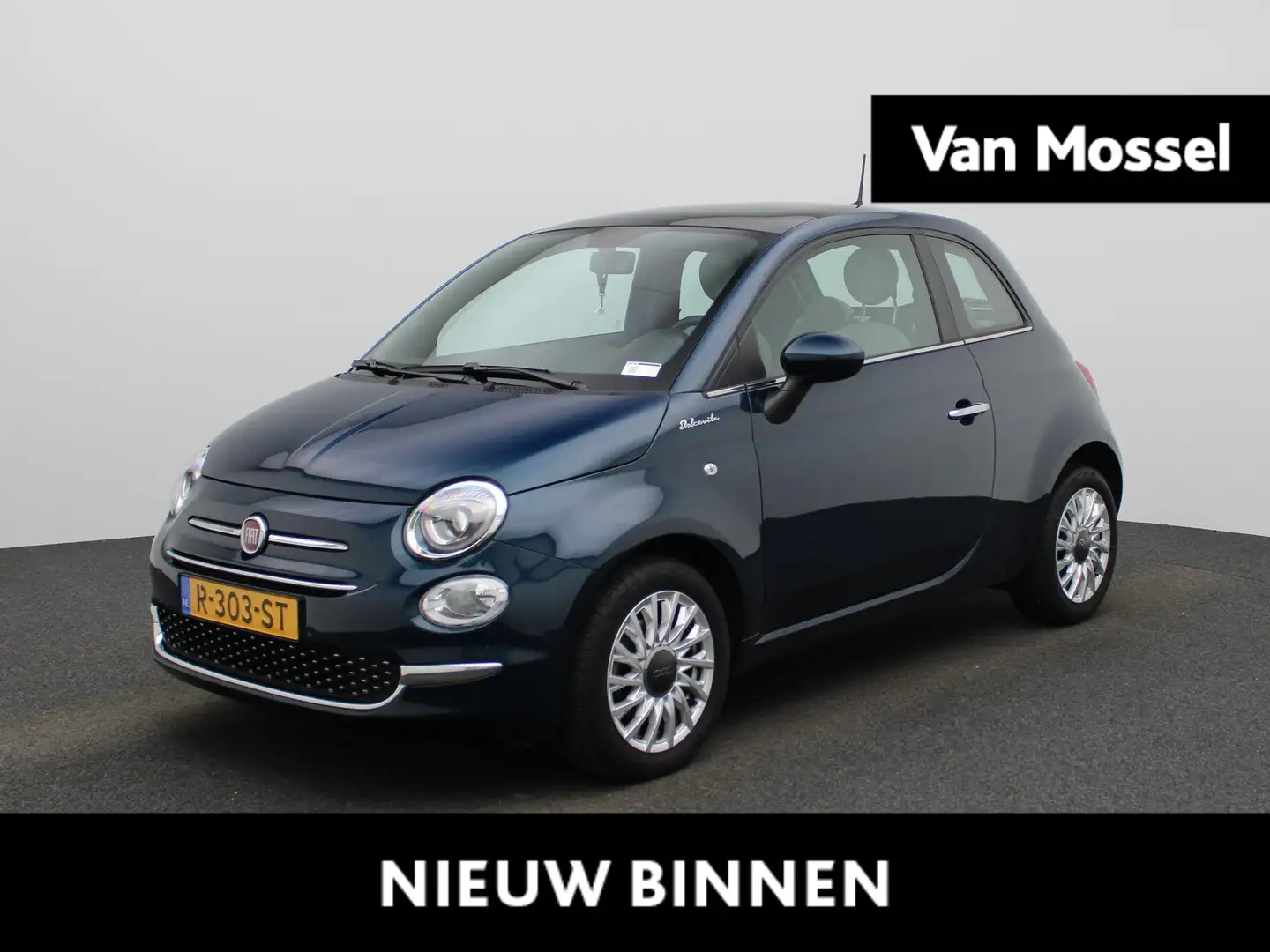 Fiat 500 1.0 Hybrid Dolcevita | PANORAMADAK | APPLE CARPLAY Blauw - 1