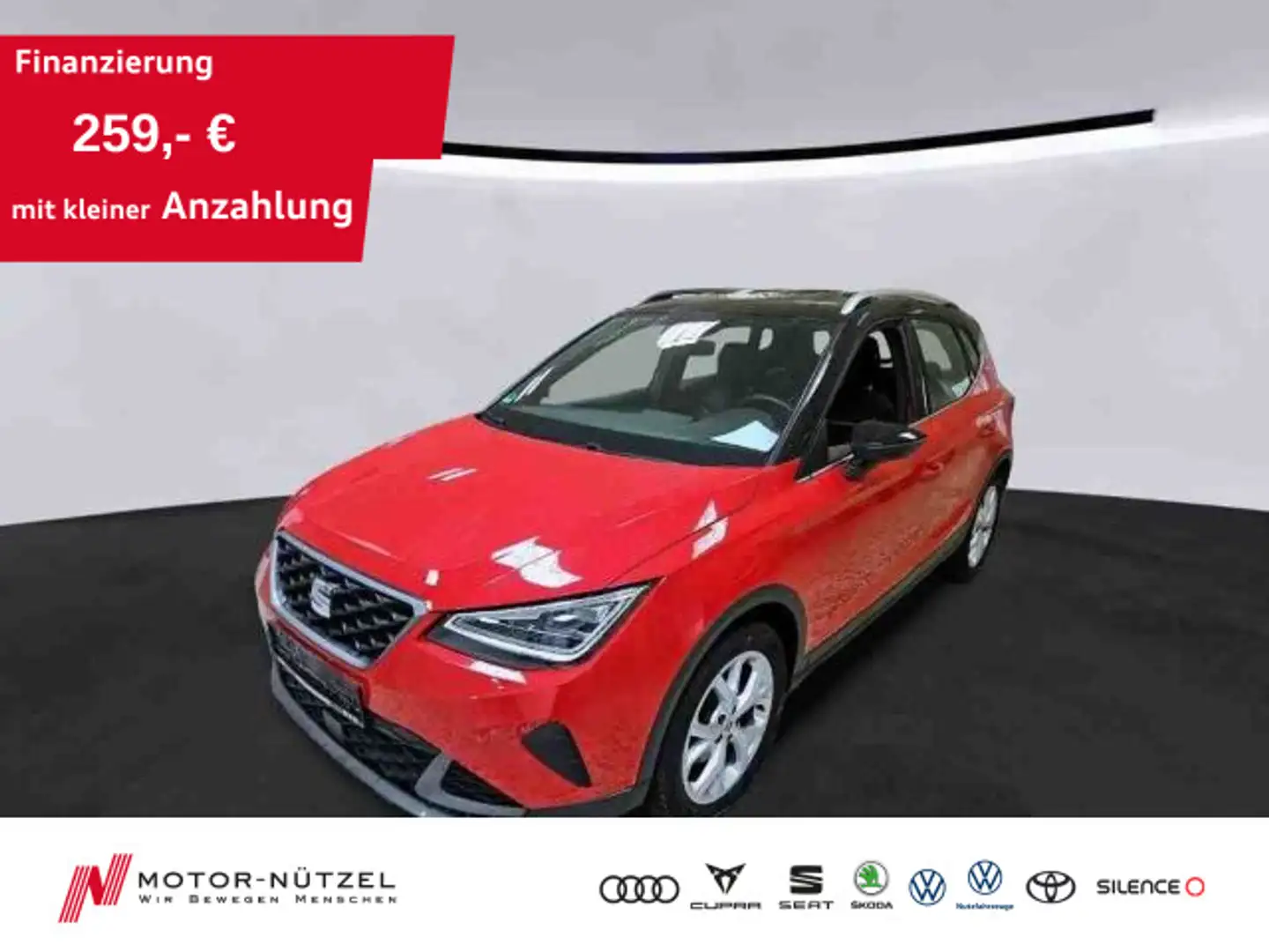 SEAT Arona 1.0TSI FR-LINE LED+NAV+APP+DAB+GRA+SHZ+PDC Rot - 1