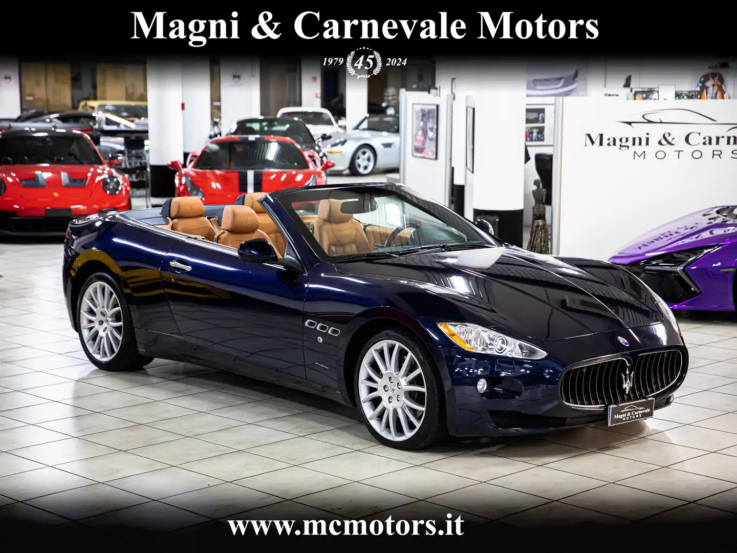Maserati GranCabrio 4.7 V8|BOSE SURROUND|NAVIGATORE|PARK ASSIST Bleu - 1