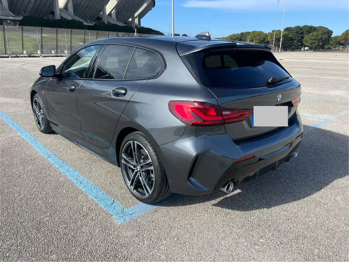 BMW 118 118d Msport auto Grigio - 2