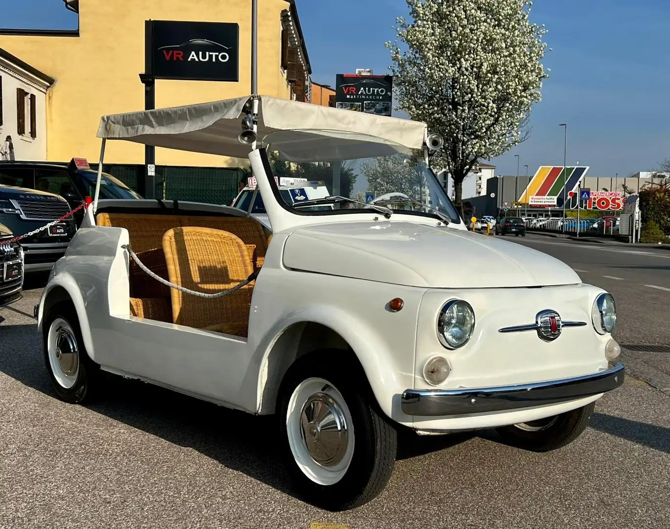 Fiat 500C SPIAGGINA JOLLY 1960 Wit - 1