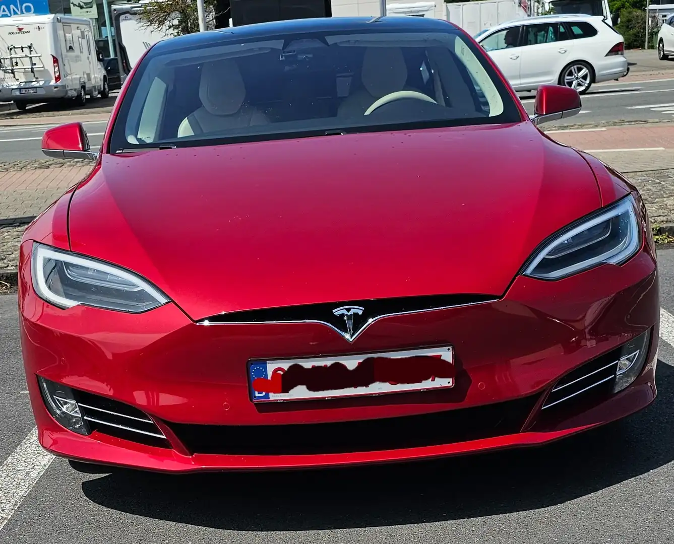 Tesla Model S Model S 75D Rosso - 1