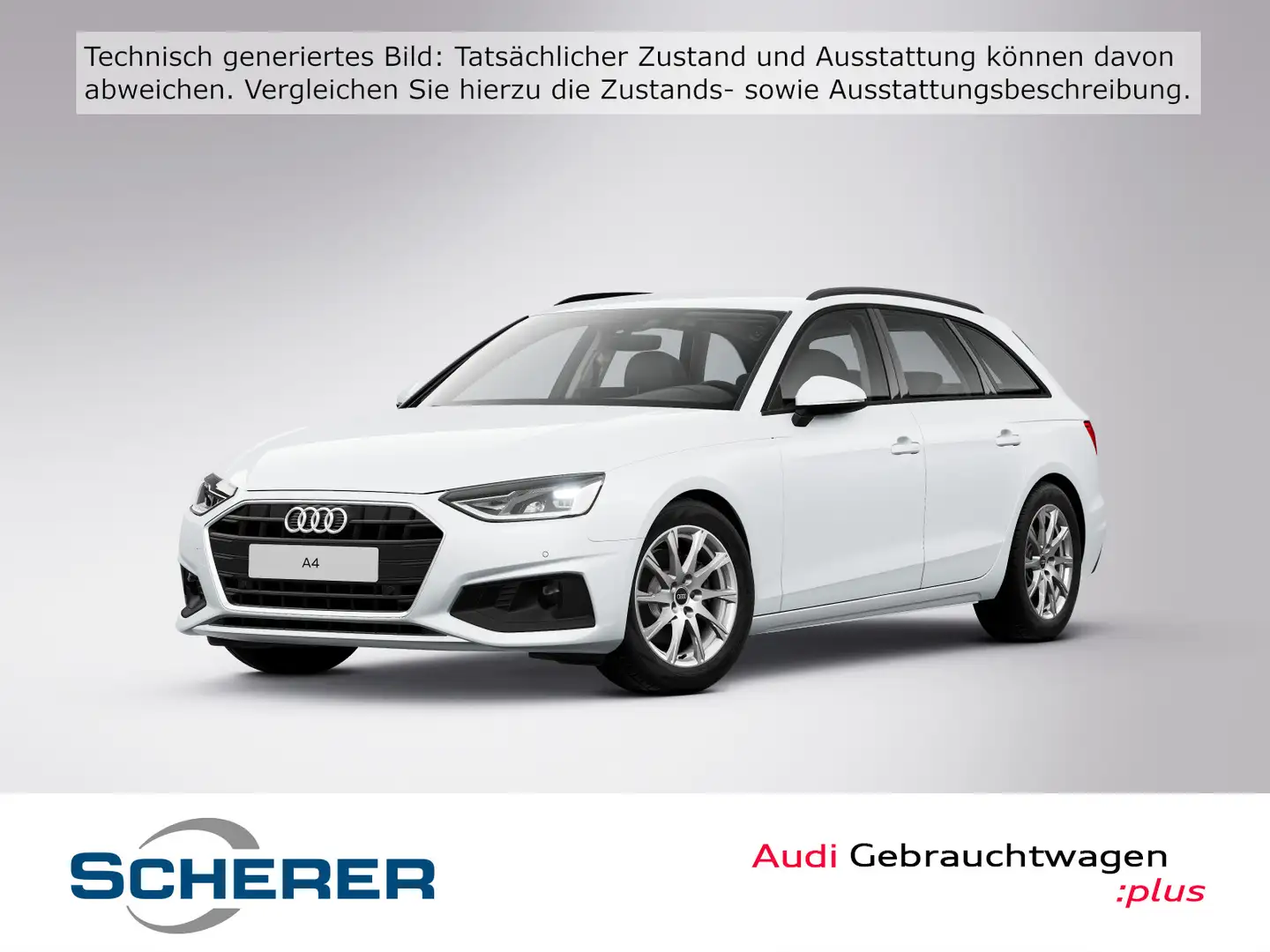 Audi A4 35 TFSI S tronic NAVI+ EPH+ ACC SHZ Weiß - 1