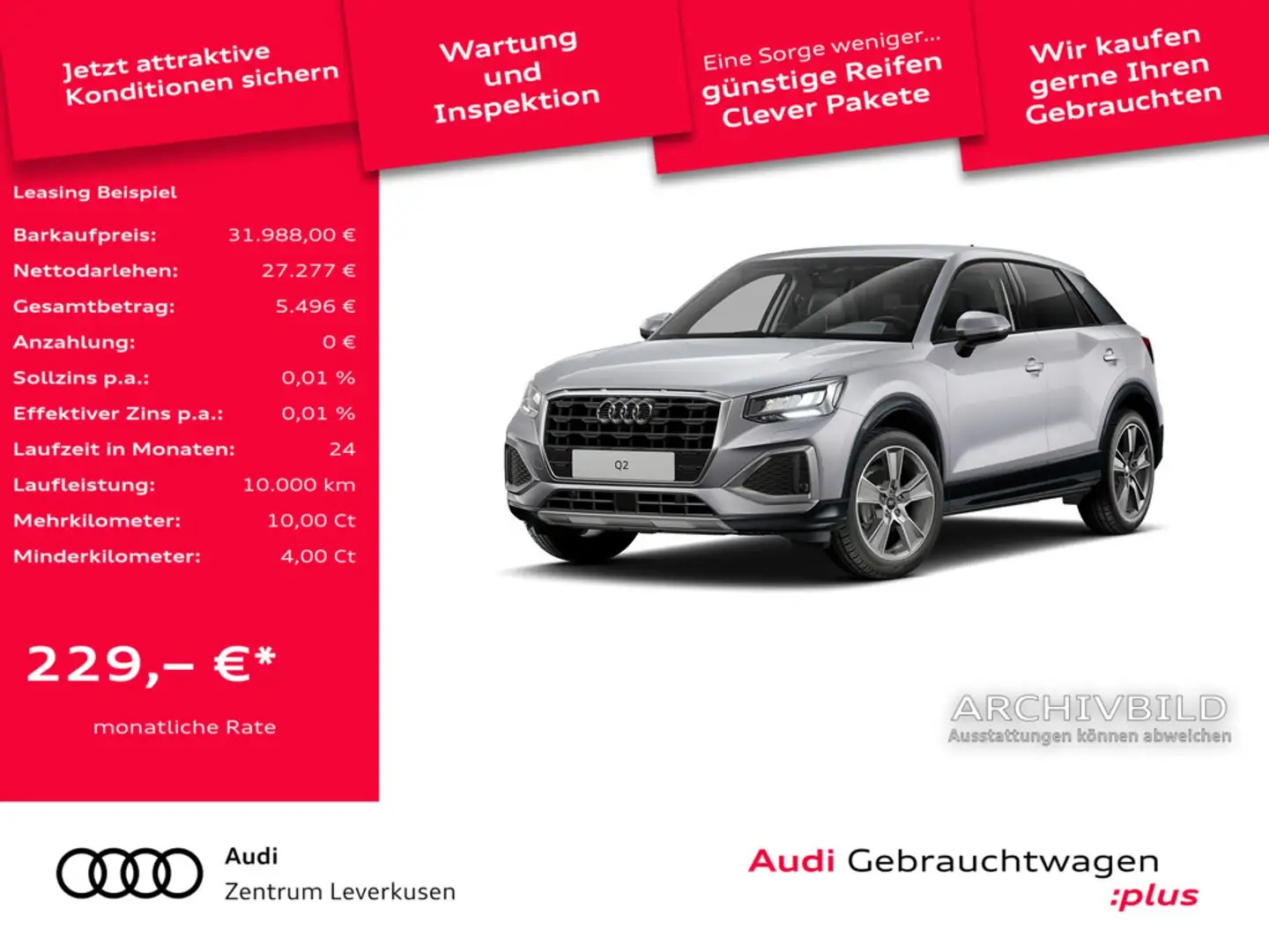 Audi Q2 LED VIRT AHK SHZ STANDHZ Schwarz - 1