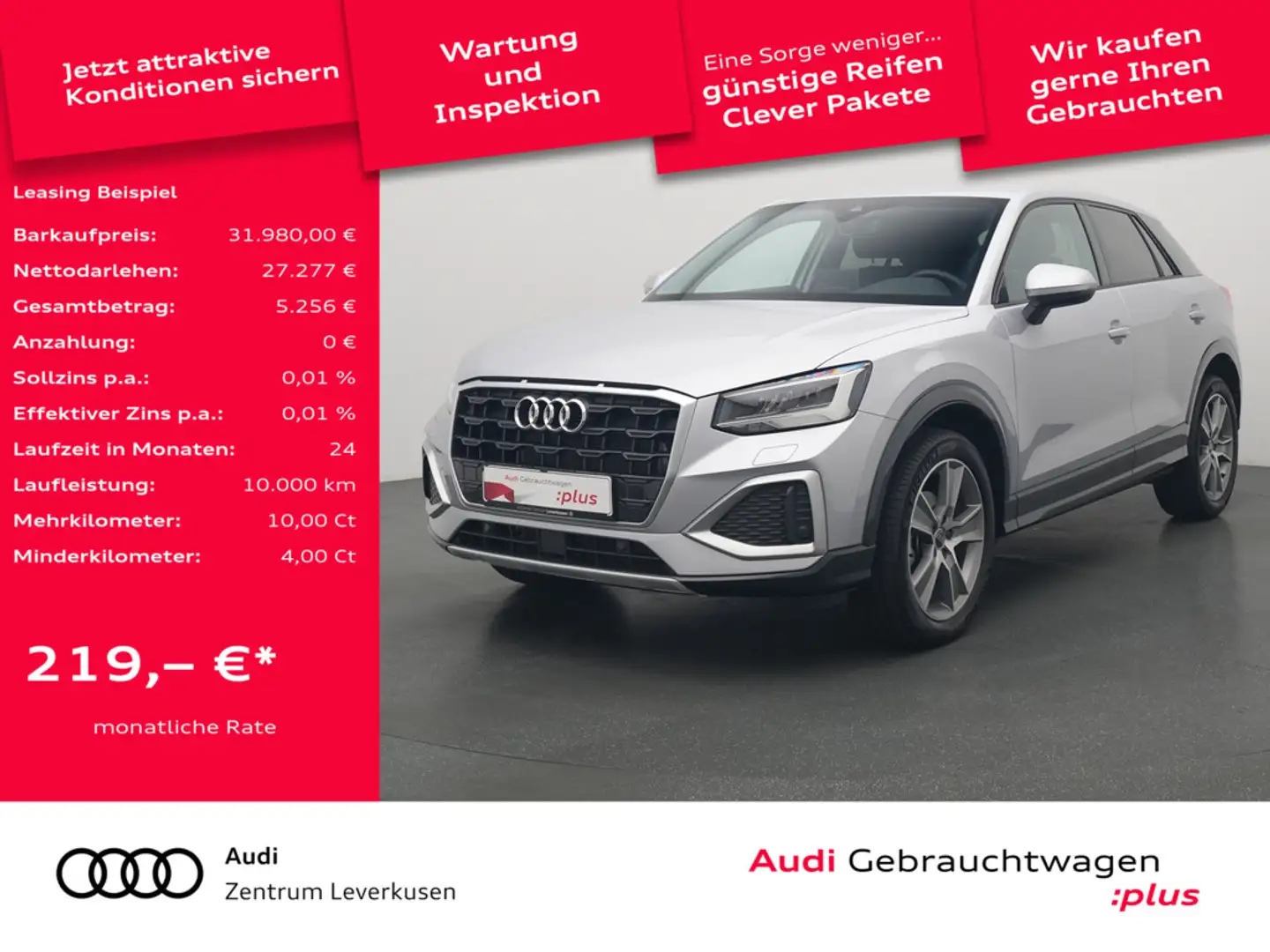 Audi Q2 advanced LED VIRT AHK SHZ STANDHZ Schwarz - 1