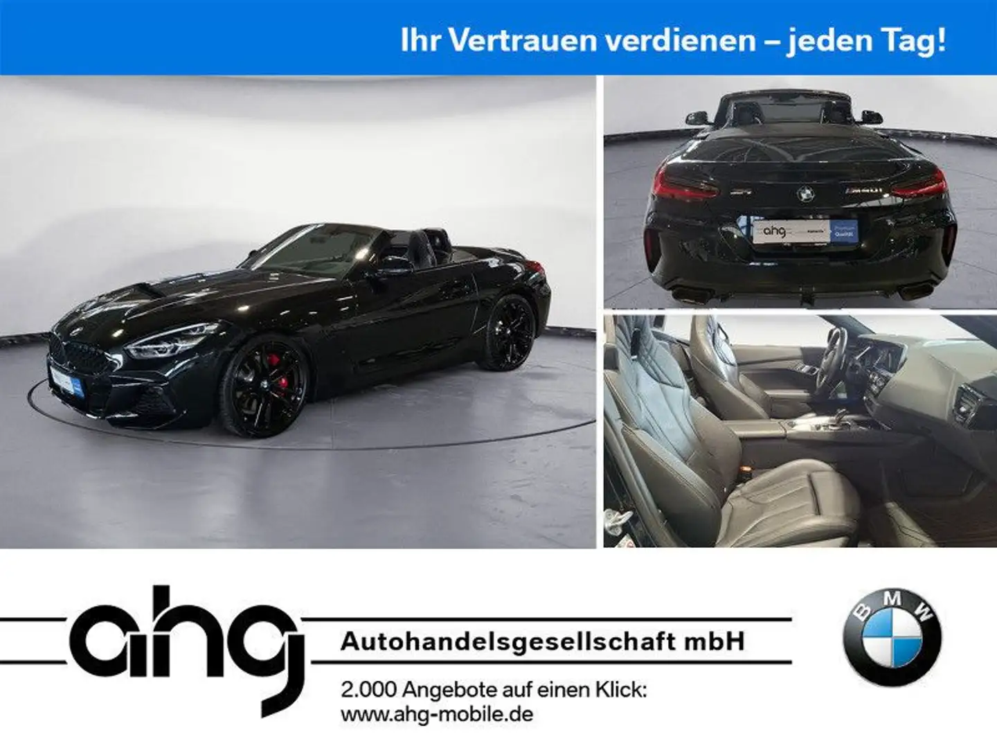 BMW Z4 M40i Cabrio Innovationsp. Head-Up Noir - 1