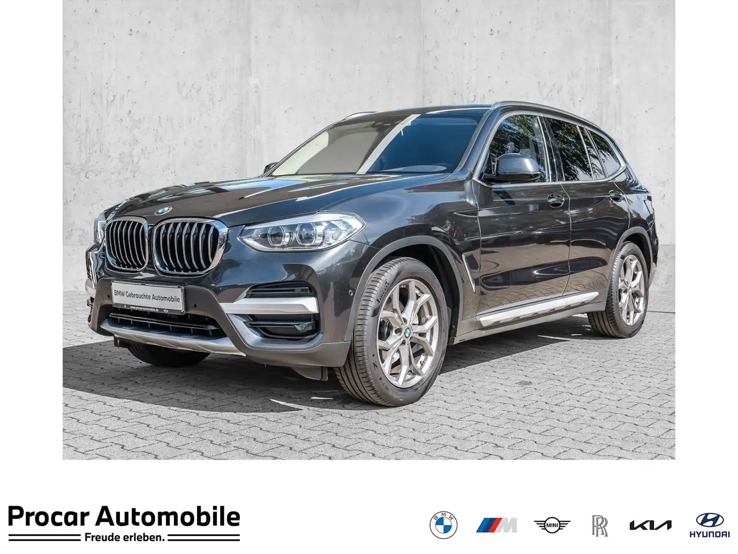 BMW X3 xDrive20i HUD RFK NAVI LED Sound Syst. DAB Grau - 1