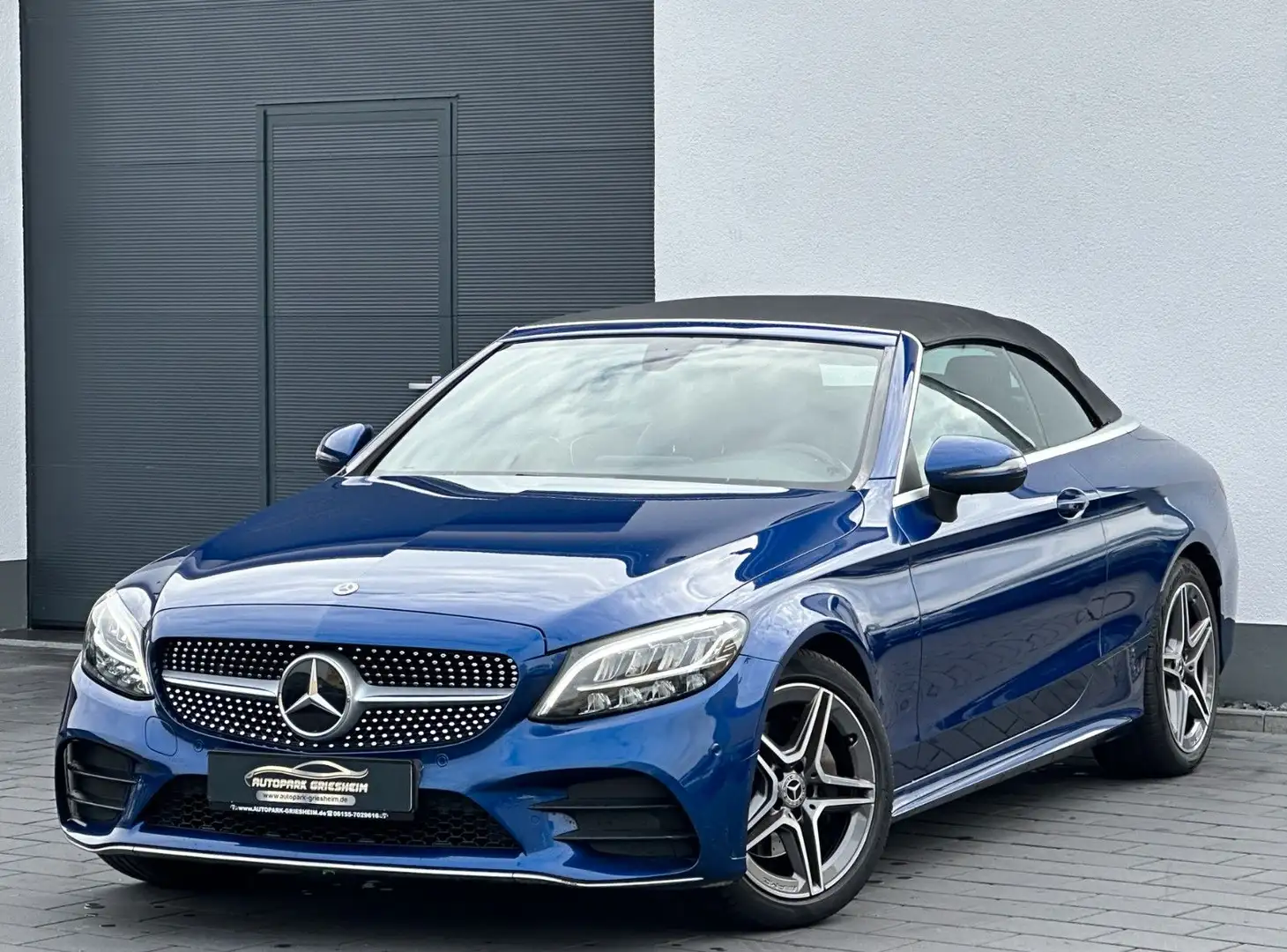Mercedes-Benz C 200 Cabrio*AMG-LINE*2HD*NAVI*LEDER*KAMERA*SHZ Blu/Azzurro - 2