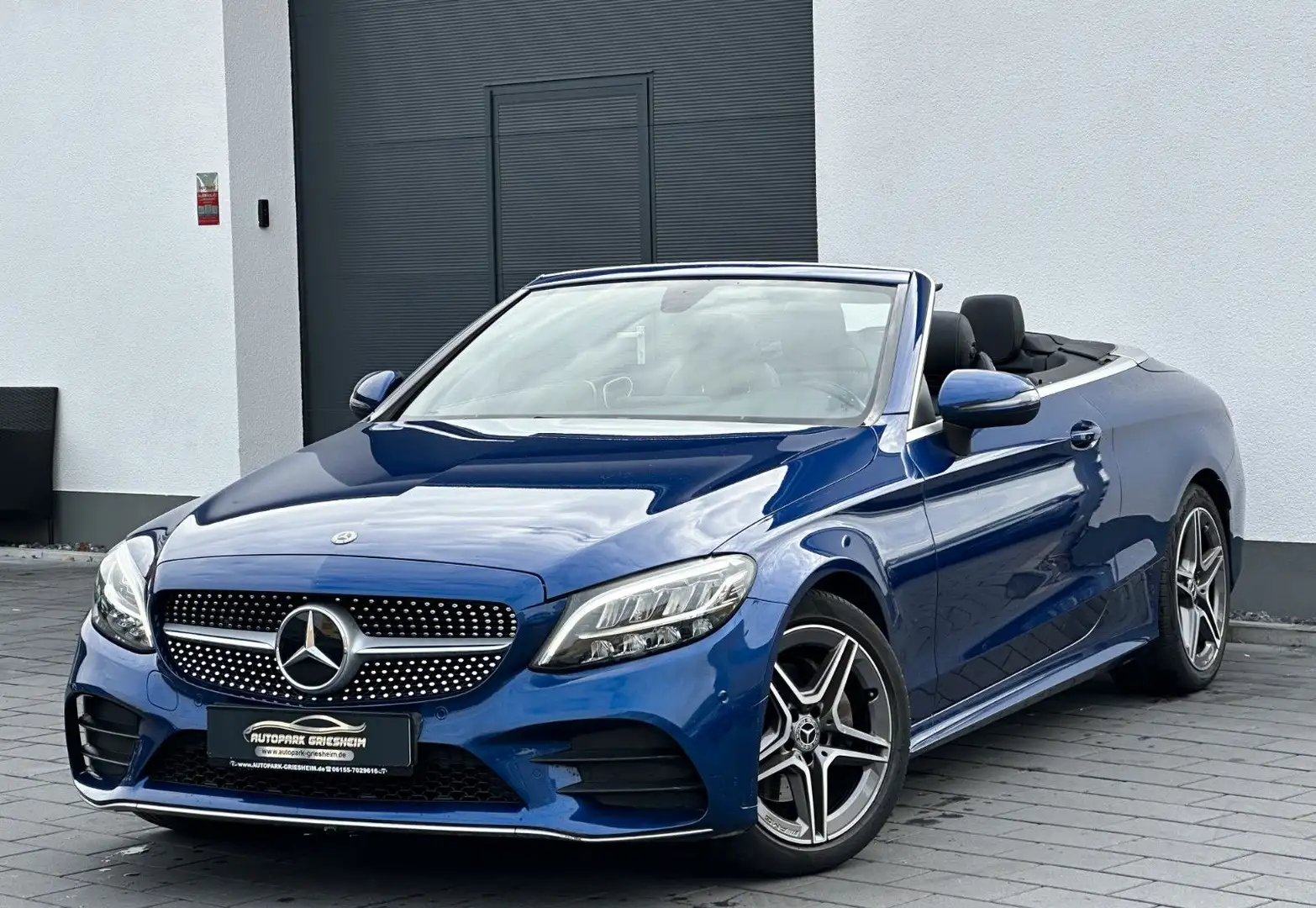 Mercedes-Benz C 200 Cabrio*AMG-LINE*2HD*NAVI*LEDER*KAMERA*SHZ Blu/Azzurro - 1