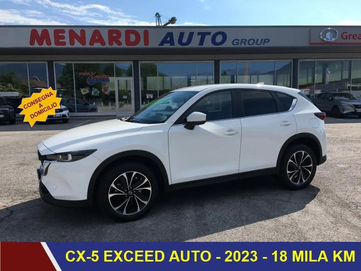 Mazda CX-5 2.2L Skyactiv-D 150cv Exceed Auto PROMOZIONE Bianco - 1