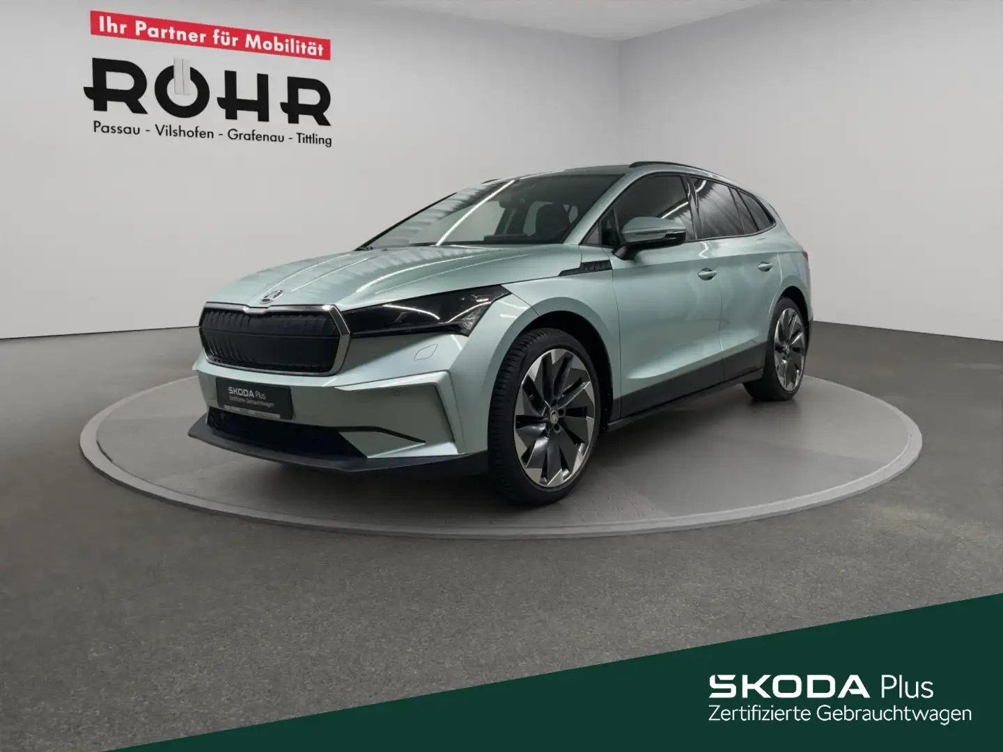 Skoda Enyaq IV 60 (AHK.Sitzheizung.Klima.Navi) 1G Automatik Silber - 1