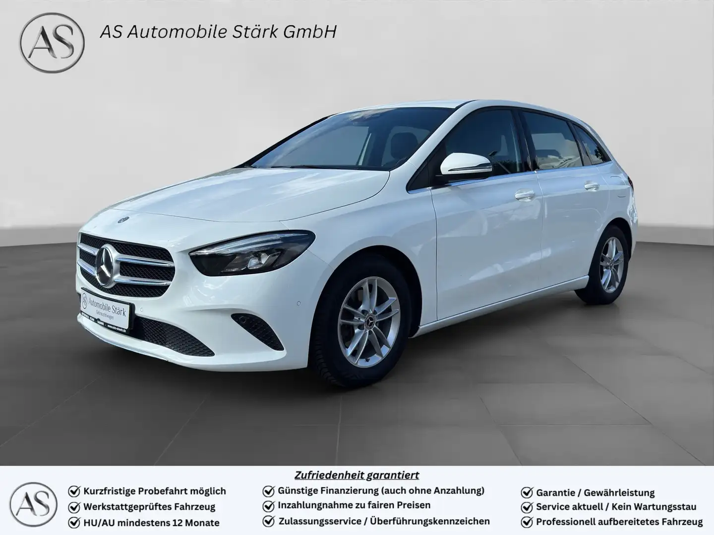 Mercedes-Benz B 180 Automatik+LED+Kamera+Navi+AHK+Spur Weiß - 1