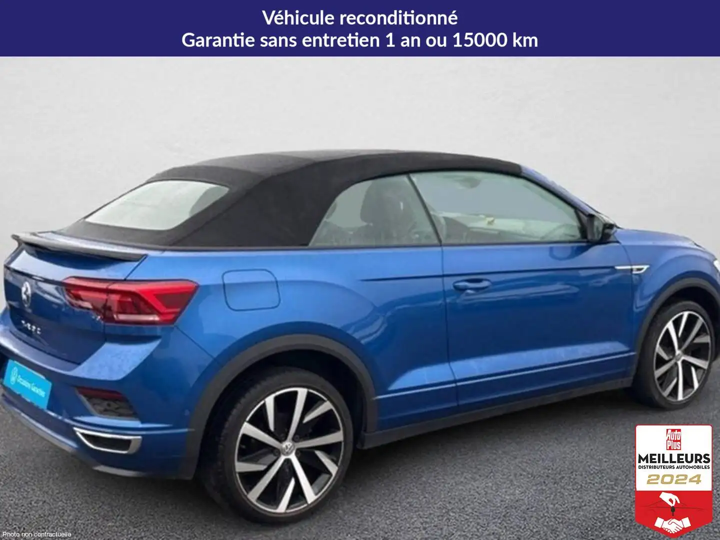 Volkswagen T-Roc 1.5 tsi evo 150 start/stop dsg7 r-line Bleu - 2