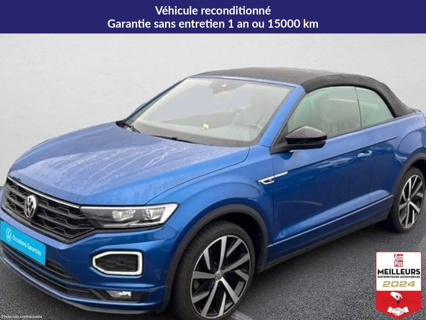 Volkswagen T-Roc 1.5 tsi evo 150 start/stop dsg7 r-line Bleu - 1
