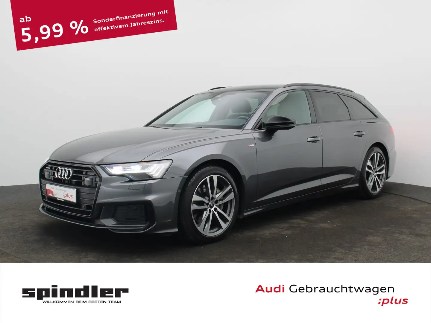 Audi A6 50 TDI S-Line / Matrix LED, ACC, Pano Grau - 1