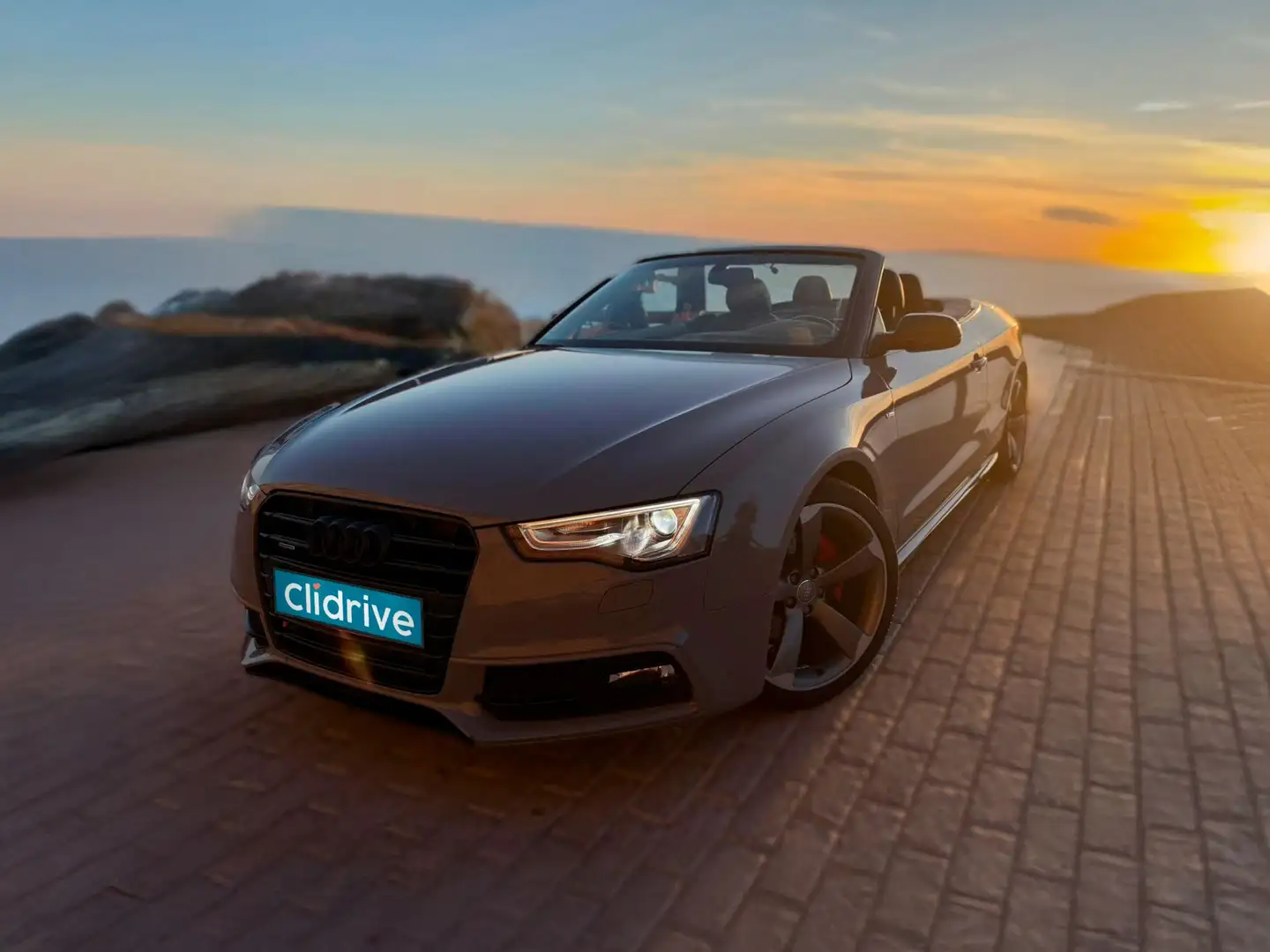 Audi A5 Cabrio 3.0TDI quattro S-Tronic 245 Gris - 2