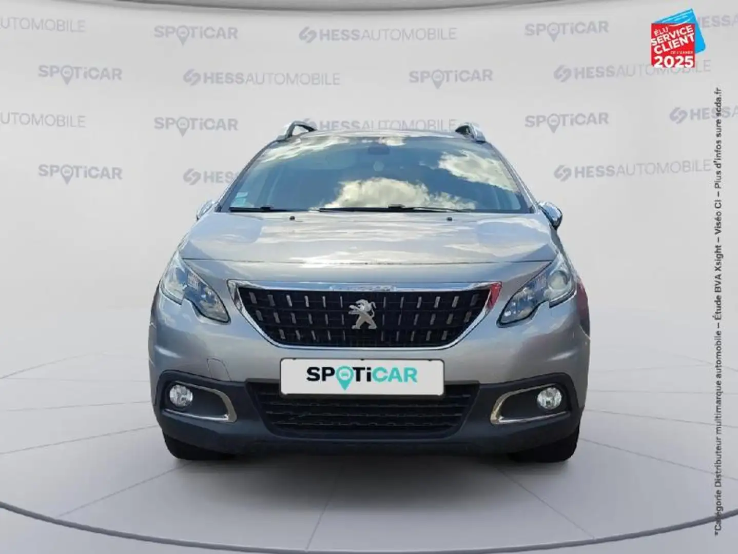 Peugeot 2008 1.6 BlueHDi 100ch Style GPS Radar AR Gris - 2