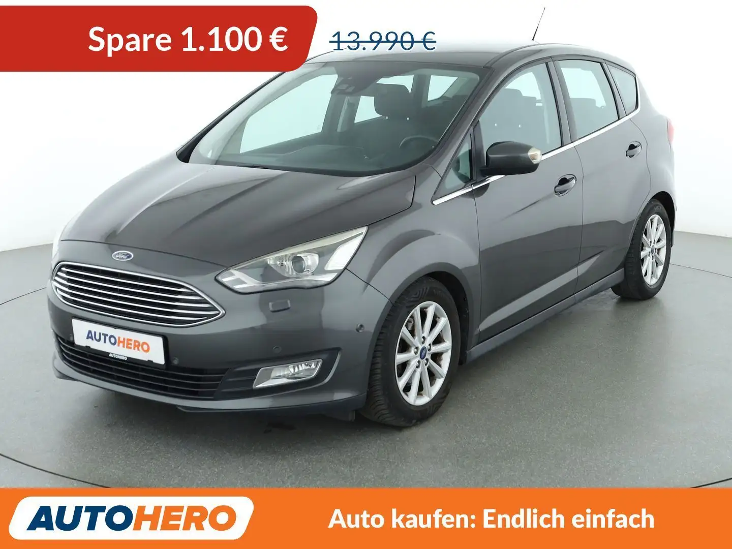 Ford C-Max 1.5 EcoBoost Titanium Aut.*NAVI*CAM*PDC*SHZ* Grau - 1