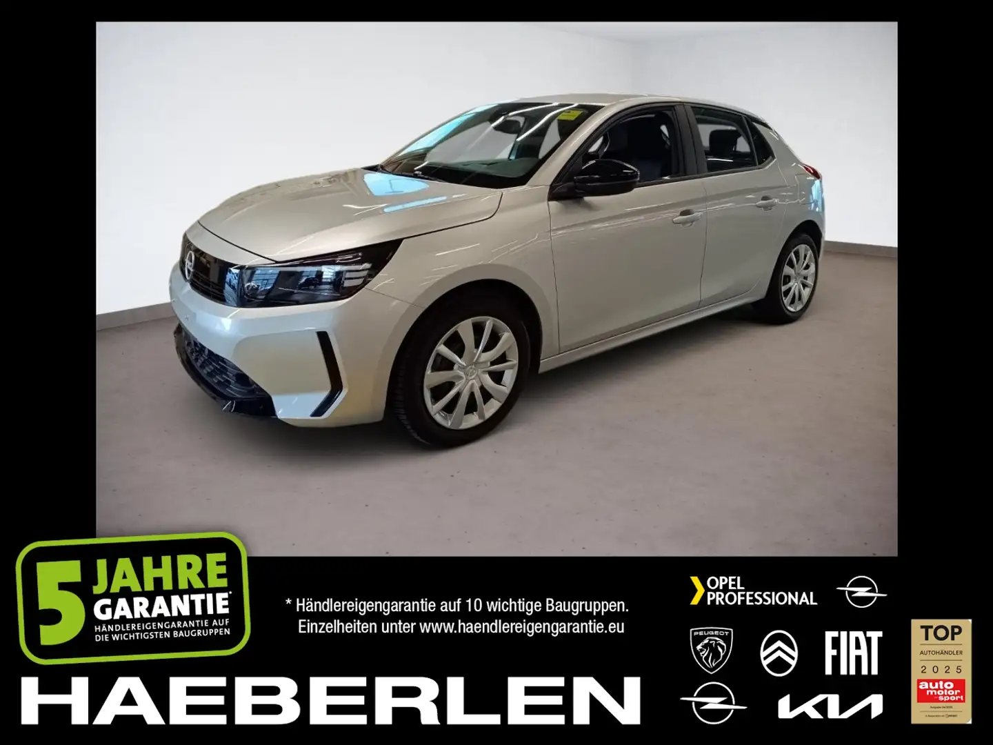 Opel Corsa F 1.2 Turbo Edition LED+SHZ+Fernlichtass. Grau - 1