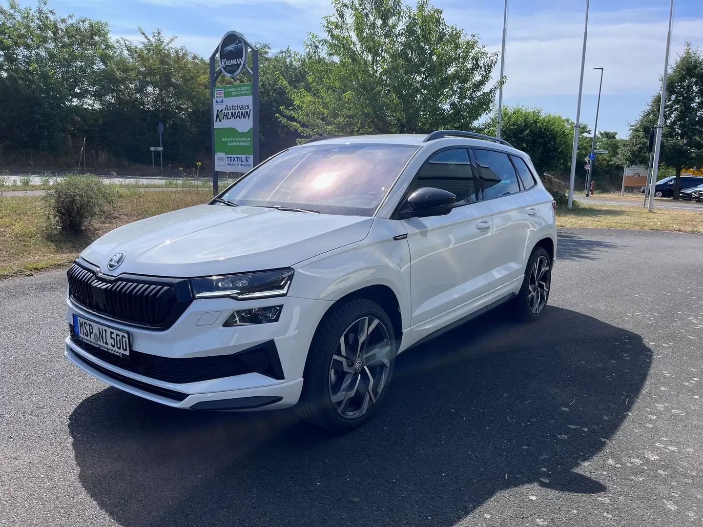 Skoda Karoq Sportline 4x4 Blanc - 1
