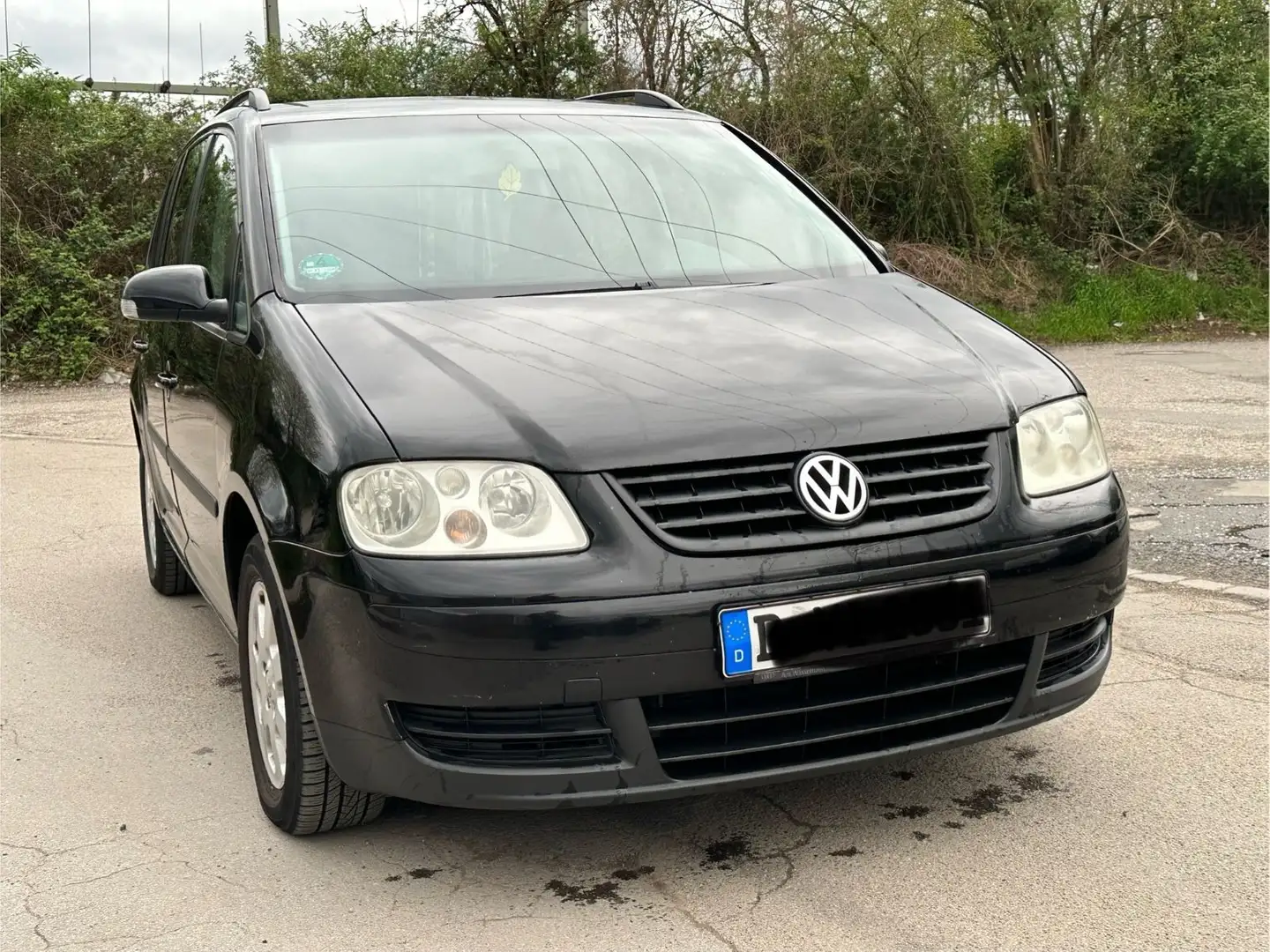 Volkswagen Touran 1.9 TDI Trend Euro 4 Чорний - 2