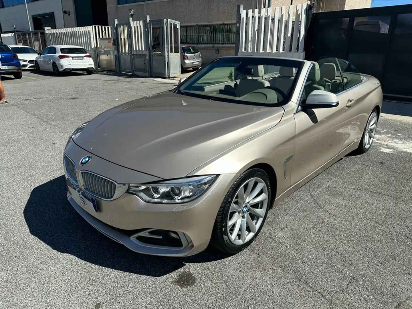 BMW 420 d Cabrio Automatic Luxury Grigio - 1