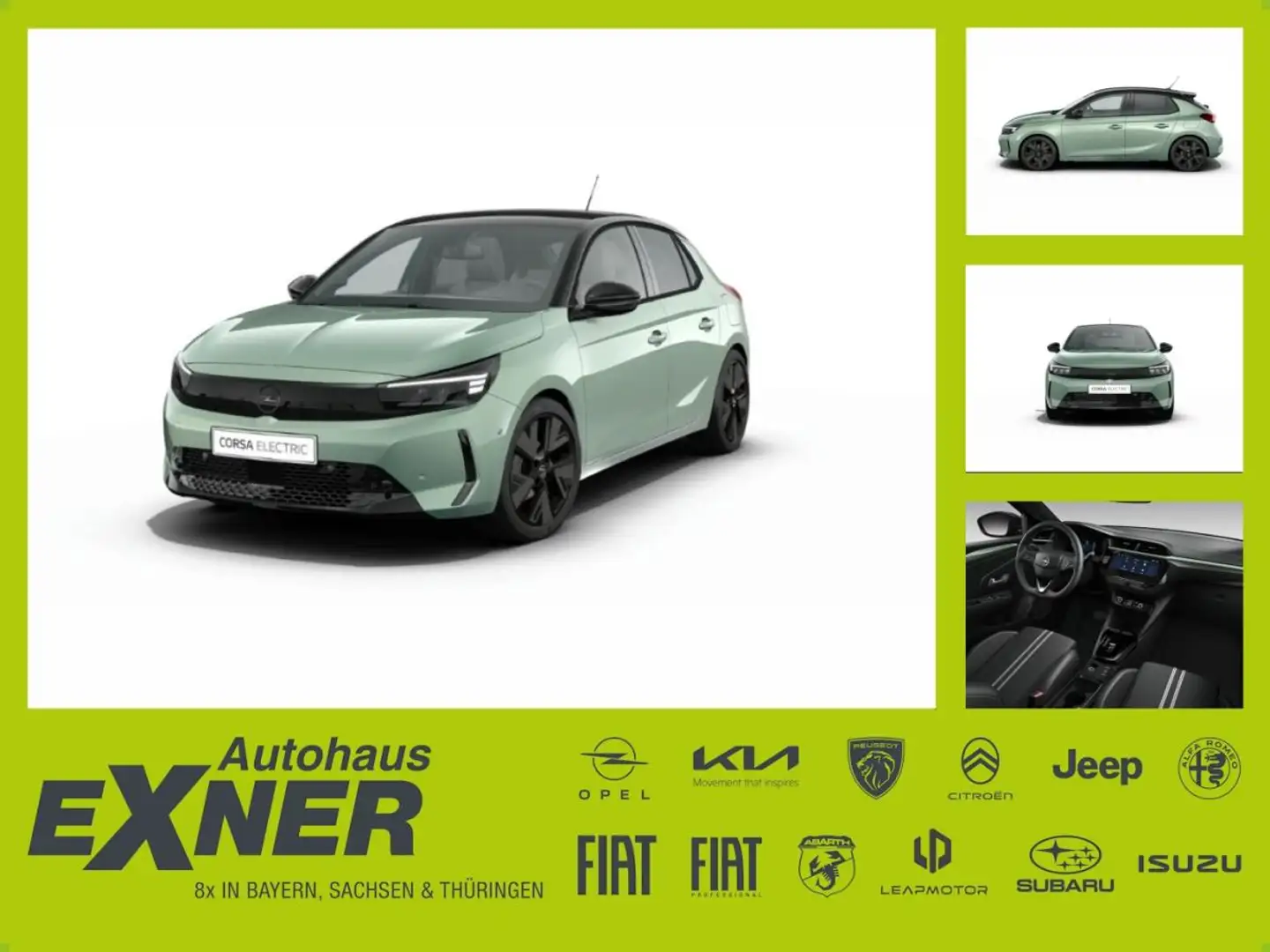 Opel Corsa-e YES | ZEITNAH VERFÜGBAR | INKL. Allwetterreifen, S Grün - 1