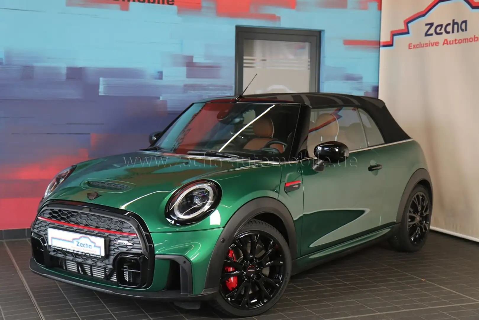 MINI John Cooper Works Cabrio Lenkradhzg.ACC.HUD. H K Verde - 1
