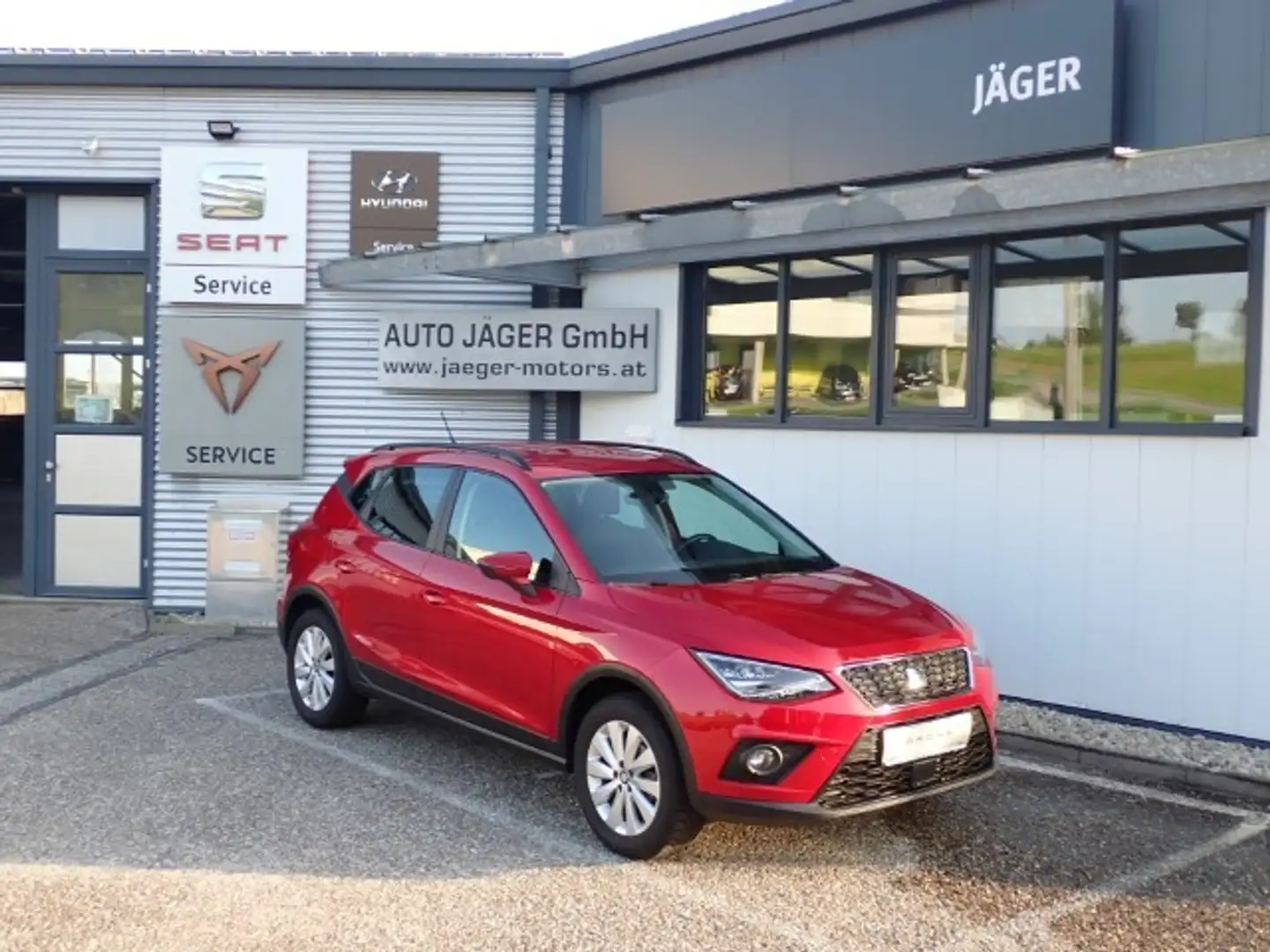 SEAT Arona 1,0 Eco TSI Style DSG Rouge - 1