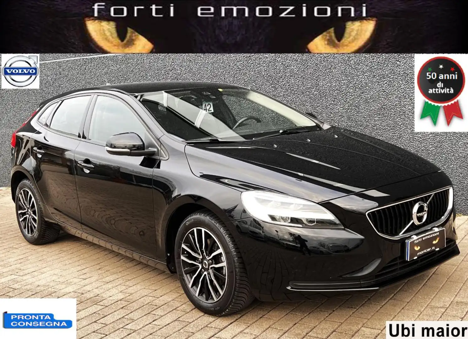 Volvo V40 D2 EDITION PLUS Noir - 1