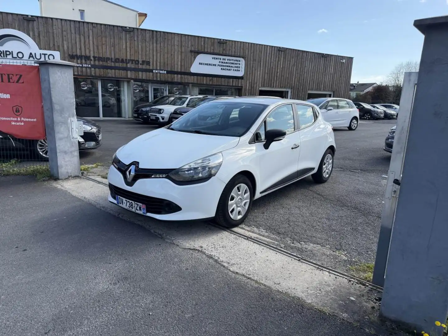 Renault Clio 1.5 dCi - 75 Société Air + clim Weiß - 2