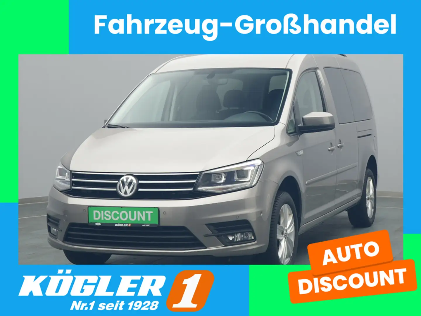 Volkswagen Caddy Maxi Comfortline 130PS /Klima Beige - 1