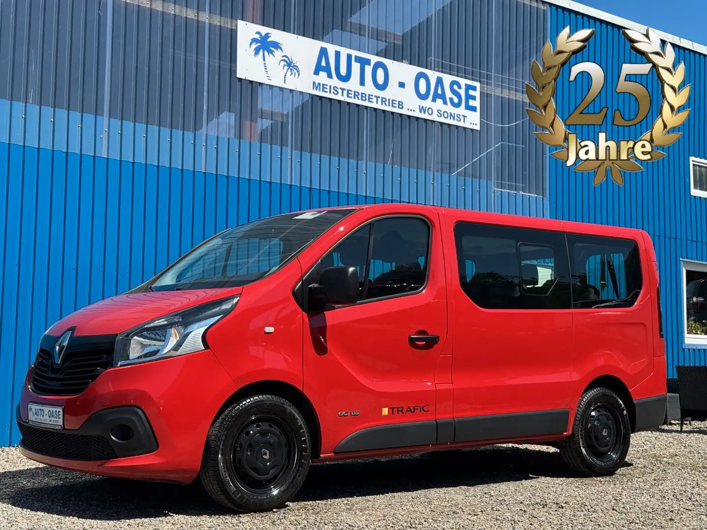 Renault Trafic L1H1*Authentique*9 Sitzer*Klima*Standhei* Rot - 1