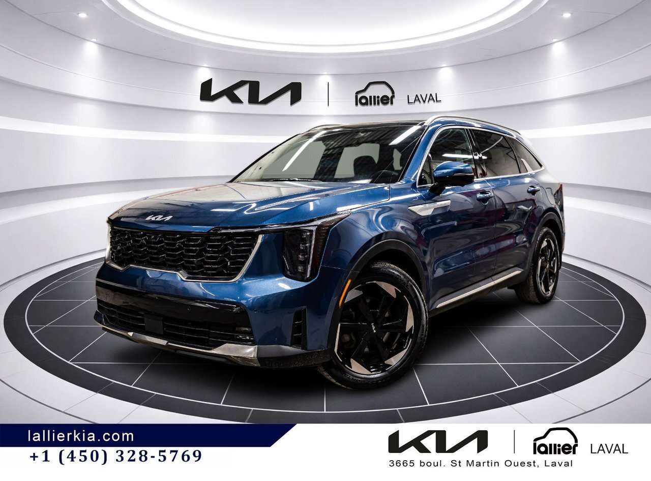 2025 Kia Sorento SX | Jamais accidenté | Intérieur Dust Blue | Gara