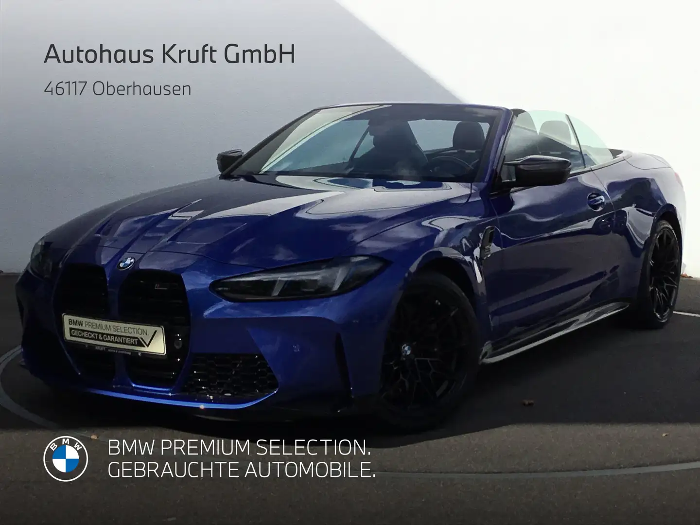 BMW M4 Competition xDrive Cabrio KAMERA+HUD+LR HZ Blau - 2