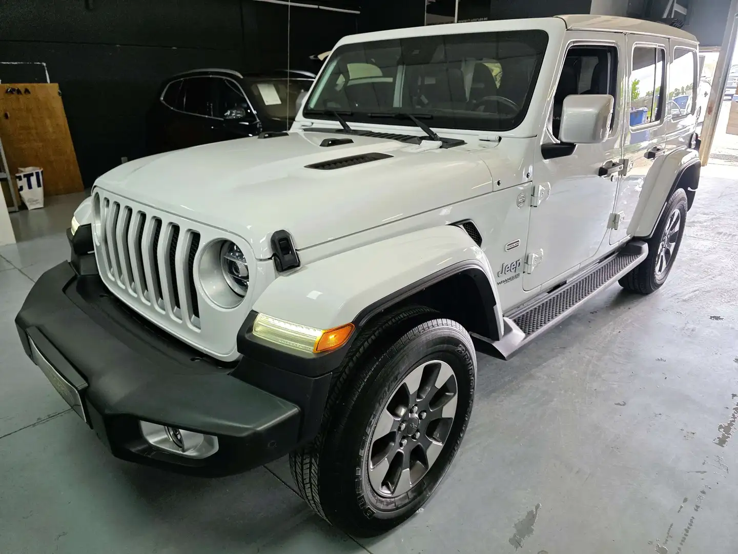Jeep Wrangler 2.2 CRDI OVERLAND UNLIMITED AUTO NAVI CAM FULL 6d Blanc - 2
